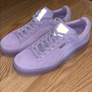 Purple Suede Pumas